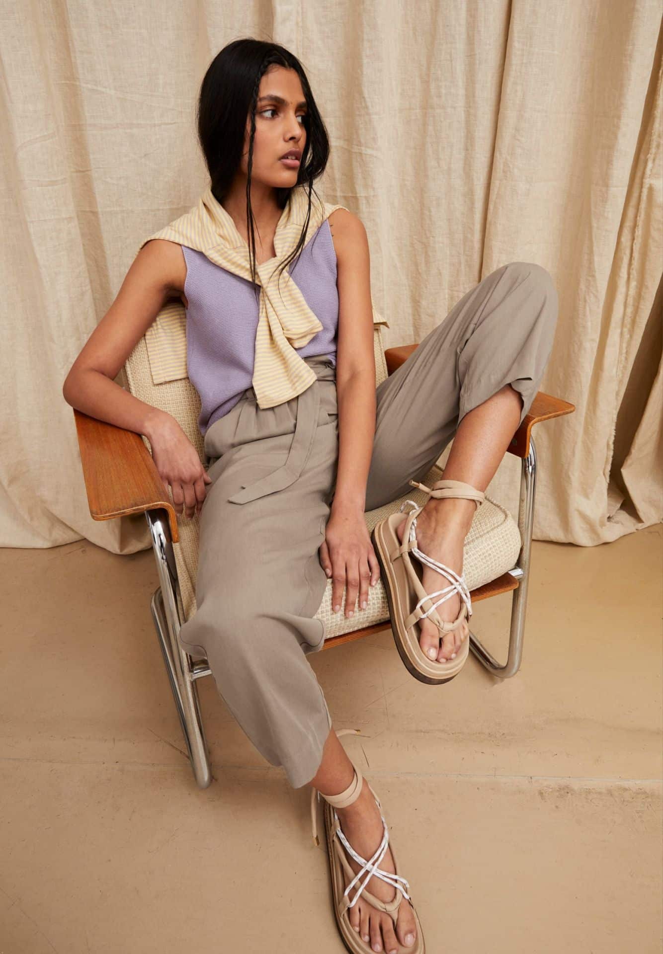 WILMAA – STRICK TOP AUS BIO-BAUMWOLLE