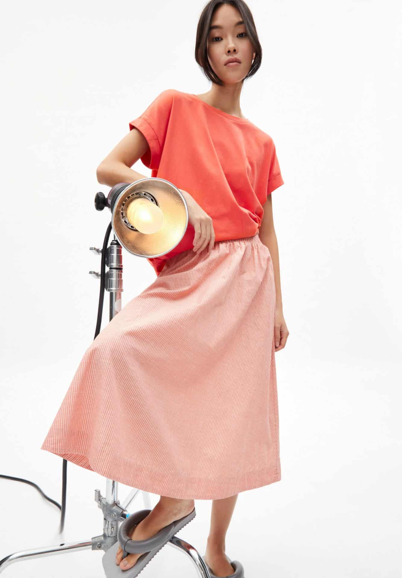 MELIKAA STRIPES - ORGANIC COTTON SKIRT